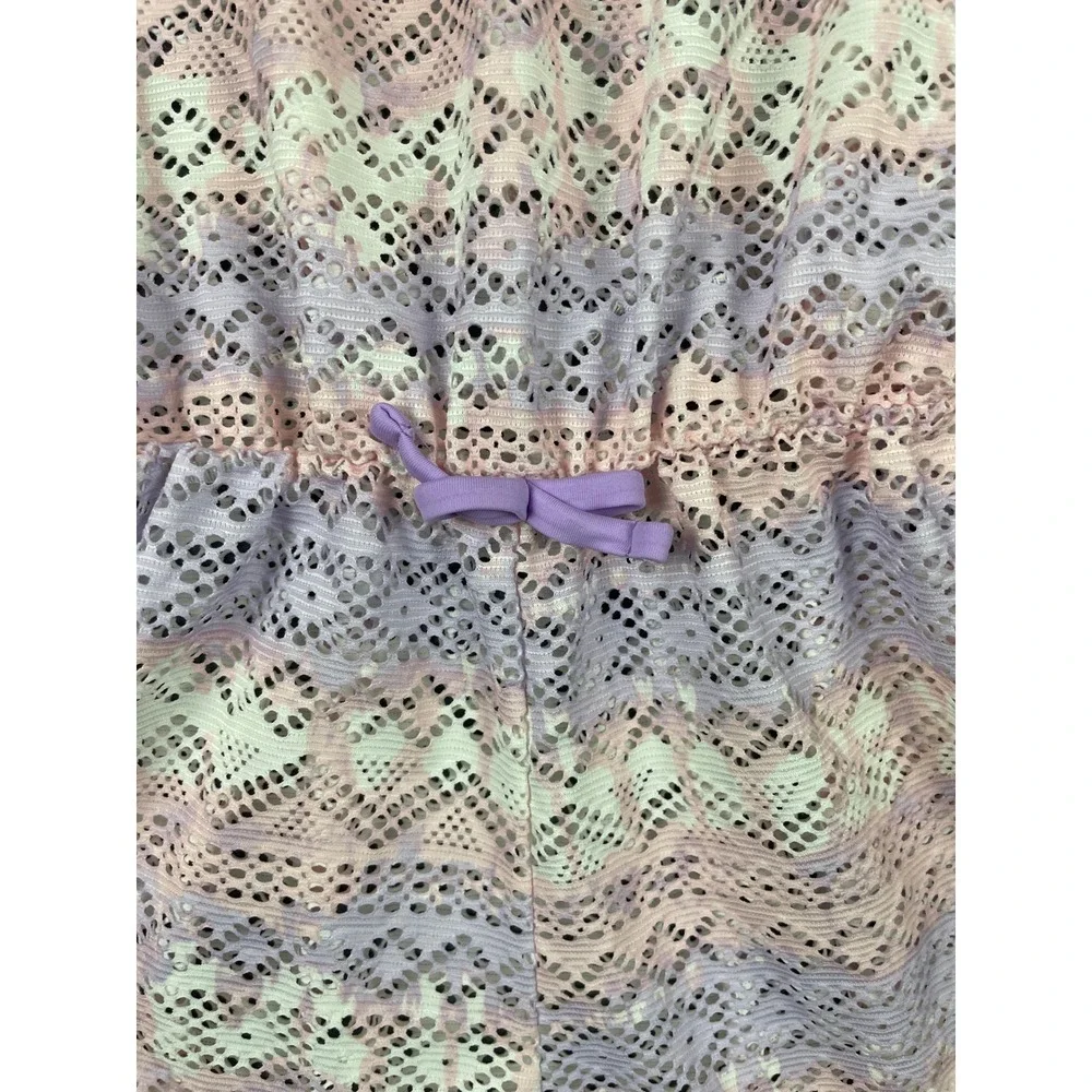 The Children's Place Lace Romper Coquette Boho‎ Soft Girl Pastel Pink Purple 14